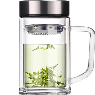 双层玻璃杯泡茶喝水杯子