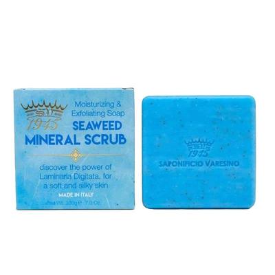 SV1945海藻矿物磨砂润肤皂200g纸盒褐藻洁面沐浴净肤亮泽修复屏障