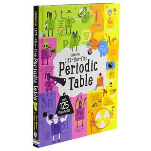 Usborne Lift the flap Periodic Table 尤斯伯恩问与答系列化学主题 元素周期表百科科普翻翻书英文版 儿童化学启蒙书籍 7-12岁