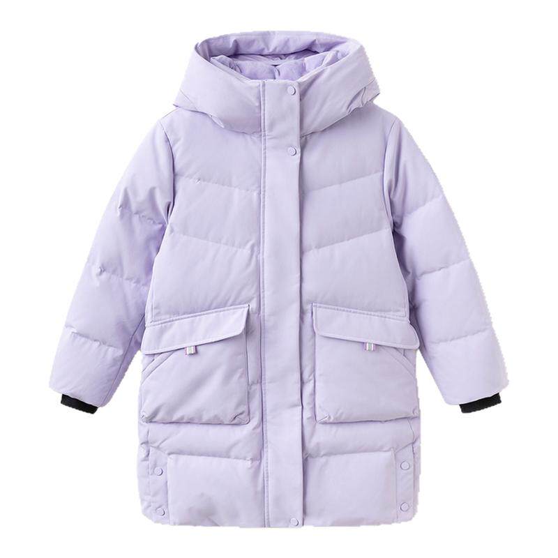 巴拉巴拉女童中长款羽绒服外套暖