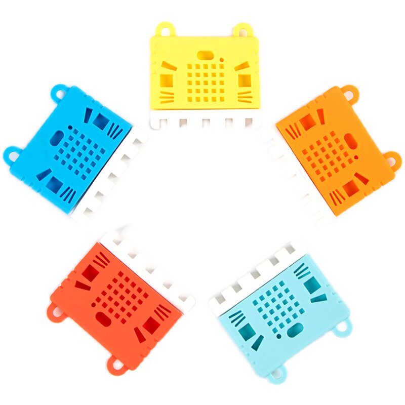 KittenBot出品 micro:bit V2萌趣食品级硅胶套 防静电保护外壳