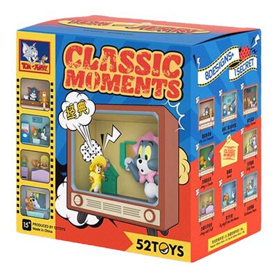 猫和老鼠华纳正版周边TOM and JERRY经典MOMENT系列盲盒手办摆件