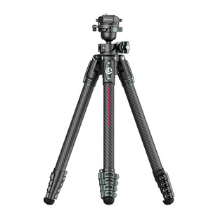 Ulanzi优篮子 JJ05灵巧运镜俯拍碳纤维旅行三脚架摄像云台相机支架超轻便携Uka单反拍照摄影外出拍摄三角架