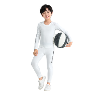 秋冬打底羽毛球紧身服篮球训练内搭秋衣秋裤长袖跑步衣乒乓球秋冬