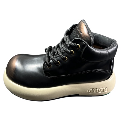 2025秋冬季大头复古厚底马丁靴