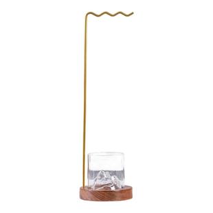 张小凤免洗笔挂毛笔架实木铁艺简约现代学生文房四宝复古挂毛笔创意摆件书法挂架新中式多功能收纳置物架