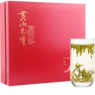 黄山毛峰茶叶2025新茶 春茶400g富溪雀舌明前礼盒装高档特级绿茶