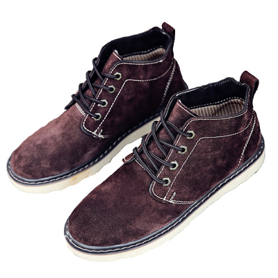 情侣马丁靴英伦工装短靴高帮男鞋