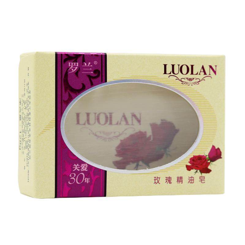 罗兰10盒深层滋润温和玫瑰精油皂
