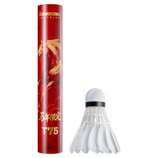 川崎羽毛球P65俱乐部级专业比赛训练稳定飞行耐打T75马年新年限定