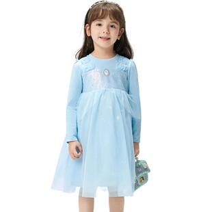 【迪士尼IP】巴拉巴拉童装儿童连衣裙女童夏装网纱裙公主小童宝宝