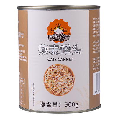 茶颜公举燕麦罐头900g瓶代餐