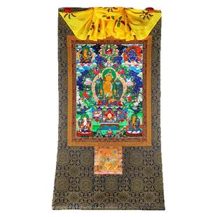 普瑞德微喷唐卡狮吼观音妙音天女五部文殊21度母精裱挂画菩萨类