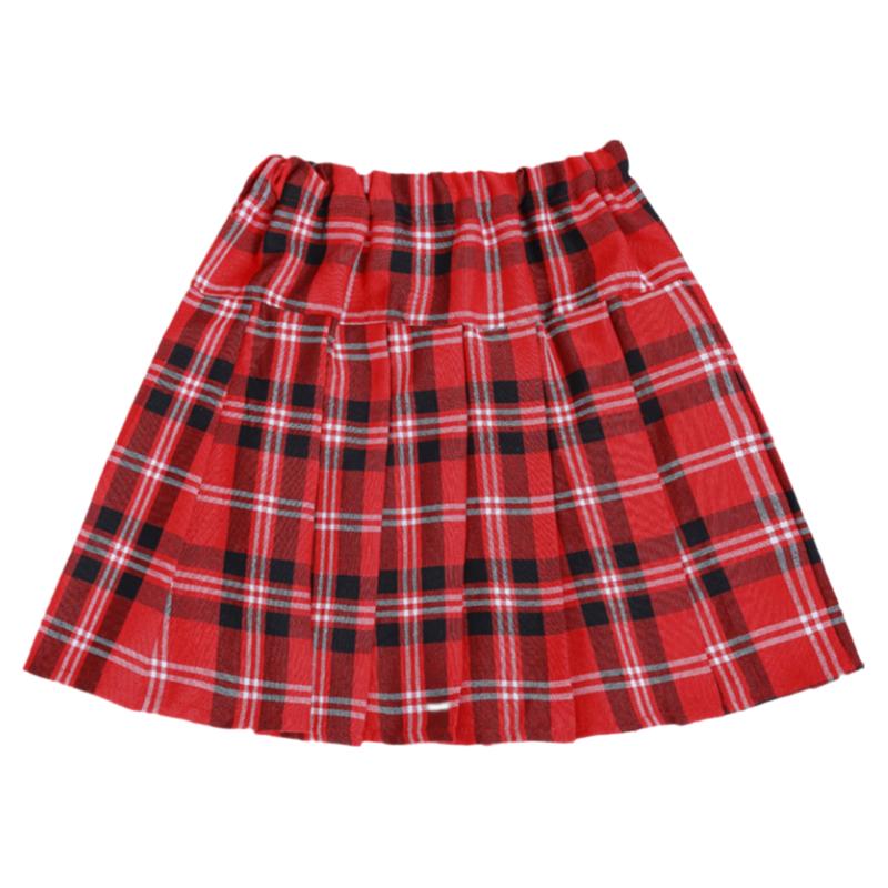 儿童学院风格子裙中大童演出服装女童春秋季舞台大合唱表演服裙子