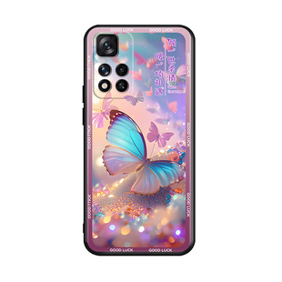 luckrider适用于红米Note115G手机壳21091116ac唯美miuiNote1l梦幻hongmi防摔保护套21091116AC硅胶hmNotel1