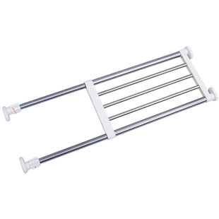 衣柜分层隔板免打孔卧室收纳架家用免钉伸缩置物架衣橱柜子分层架