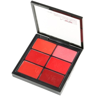 口红盘化妆师专用唇釉舞台妆多色哑光调色盘影楼专业滋润六色唇膏