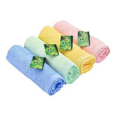 4条装高档吸水柔软竹炭美容毛巾