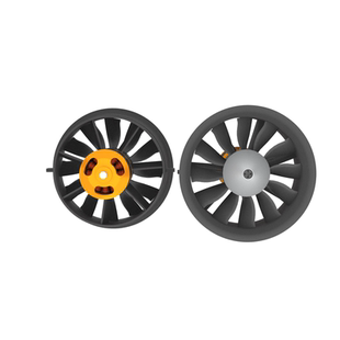 群汐64MM 涵道12叶风扇正反桨涵道固定翼遥控飞机无刷电机QF2822