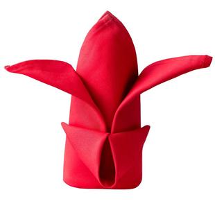 餐饮口布酒店专用纯棉擦杯布西餐餐巾布折花口杯布杯子餐具打干布