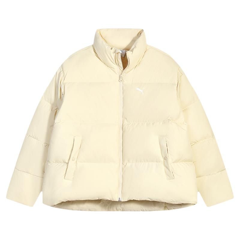 80绒保暖棕色运动羽绒服PUMA彪马