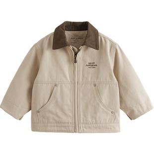 [商场同款]马克珍妮男童美式复古翻领夹克宝宝外套春装新款551761