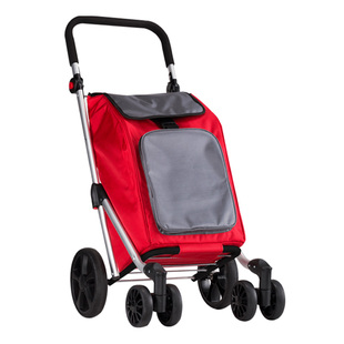 折叠四轮买菜车购物车摄影小推车老人手拉车家用拉杆车老年拖车