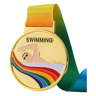 奖牌定制水晶奖杯儿童比赛金属奖章订制篮球足球体育学生运动会