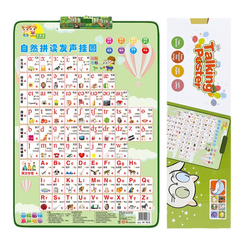 儿童英语音标发音有声挂图