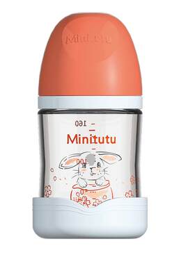 Minitutu新生儿玻璃奶瓶防胀气