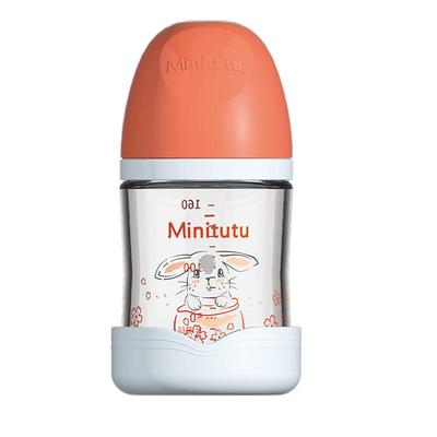 Minitutu新生儿玻璃奶瓶防胀气