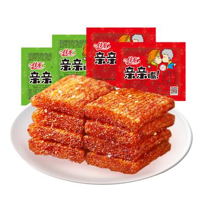 佳龙亲亲嘴儿时怀旧辣条小零食