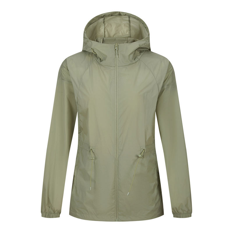 ROCKICE户外防晒衣女夏季中长款运动风衣防紫外线皮肤衣开衫外套