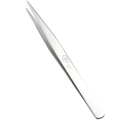 不锈钢直小弯镊子锁边机尖嘴夹子夹线穿线工具镊子缝纫机专用服装