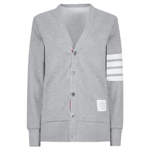 TB开衫经典百搭针织衫新品tb外套v领修身男女上衣潮牌高级学院风