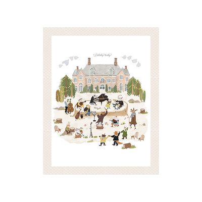 lullabybaby婴儿豆豆毯被套被芯