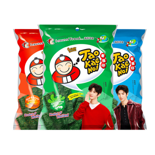 陈哲远代言TaoKaeNoi老板仔旗舰店泰国进口即食零食紫菜28g