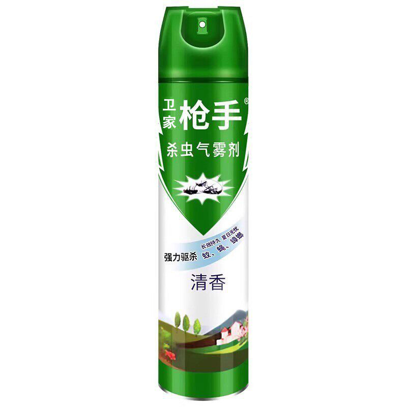卫家枪手杀虫剂气雾剂家用室内非无毒蟑螂药灭蚊子喷雾剂多种强力