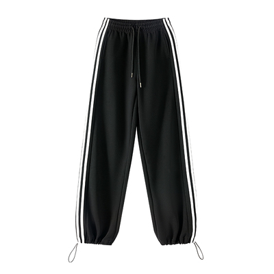 高腰垂感慵懒显瘦女士冬天长裤子