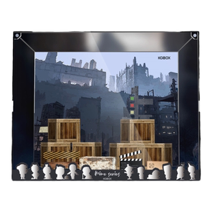 KGBOX泡泡玛特MOLLY100手办小野四代亚克力透明防尘罩展示盒