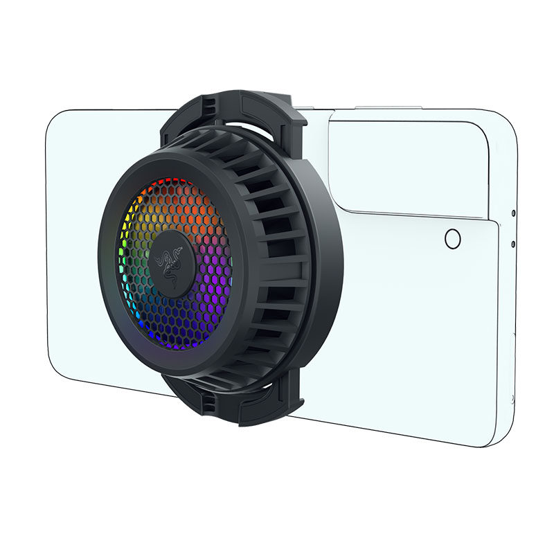 Razer雷蛇手机散热器幻彩版电竞游戏磁吸背夹适用于苹果华为安卓