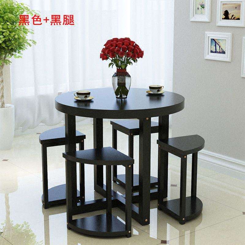 洽谈桌椅组合简约休闲奶茶店咖啡厅家用餐桌阳台会客接待小圆桌子