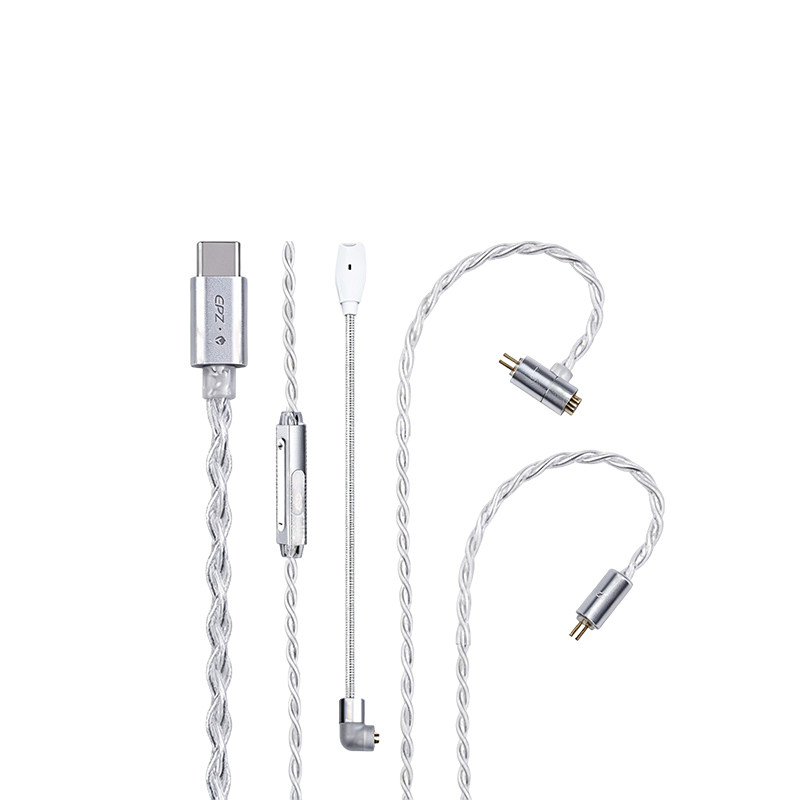 EPZ DP10耳机G20PRO线材双麦游戏HiFi随意切换0.78插针typec插口
