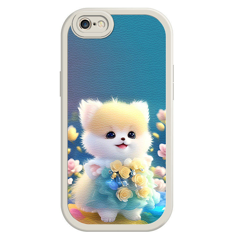 适用于苹果6s plus手机壳iphone6/6s/6plus新款a1524小羊皮萍果可爱女a1586个性高级平果六创意