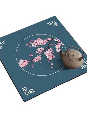 正方形新中式餐垫方桌垫