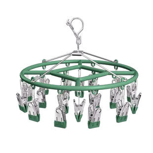 袜子晾衣架家用多夹子防滑阳台晒袜子神器婴儿内衣裤无痕防风衣架