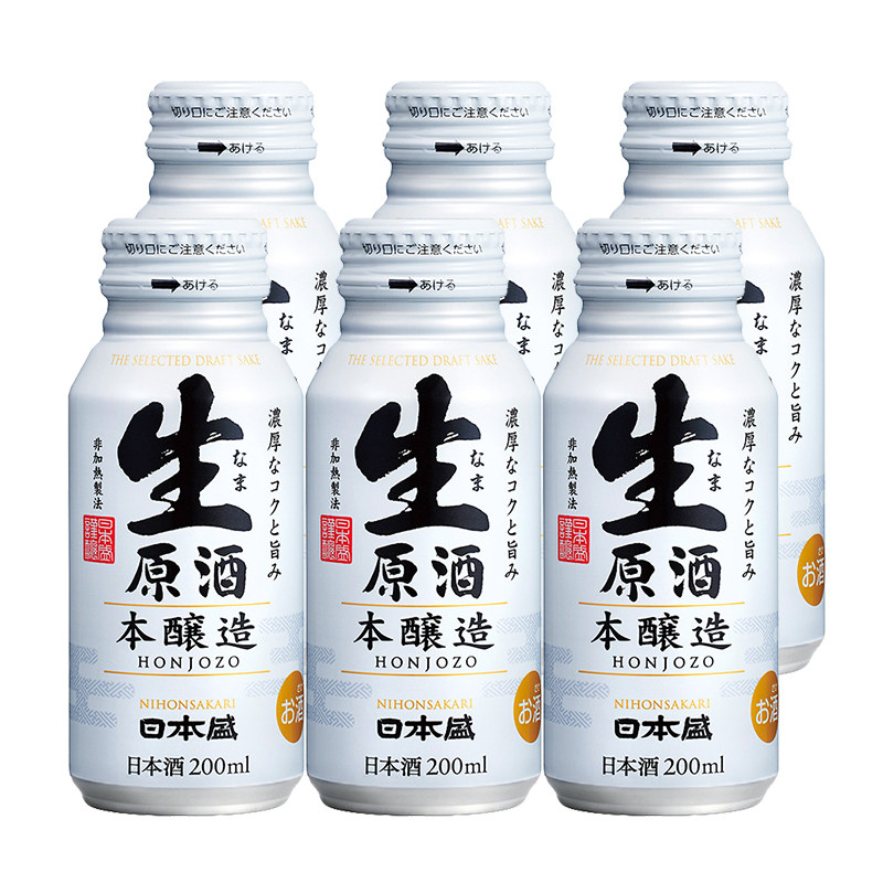 全日空日本盛生原酒6瓶铝罐和酒