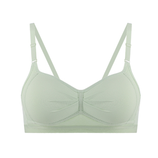 日系内衣女小胸聚拢纯棉薄款学生高中少女无钢圈文胸收副乳防下垂