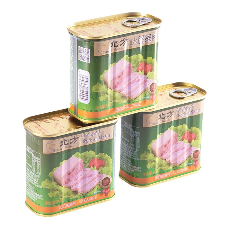 天泰北方午餐肉罐头早餐三明治火腿猪肉罐头韩式部队火锅食材泡面