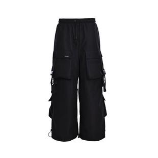 KEEPMONEY重工机能滑雪裤男单板双板公园防水加厚美式宽松雪裤女